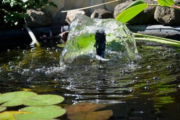 Pond fountain