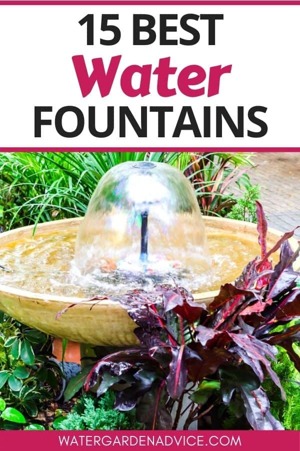 outdoor water fountains