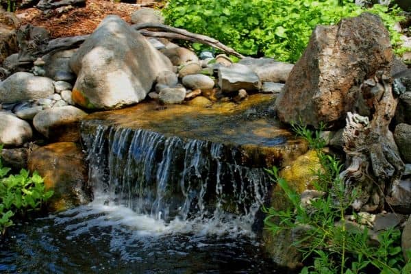 pond waterfall