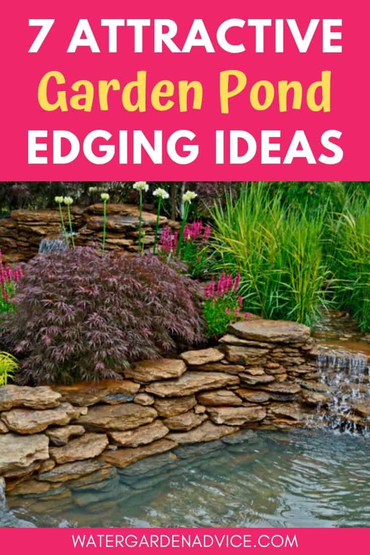 garden pond edging