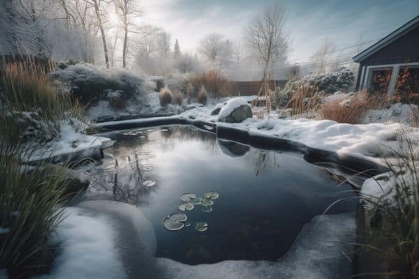 frozen pond