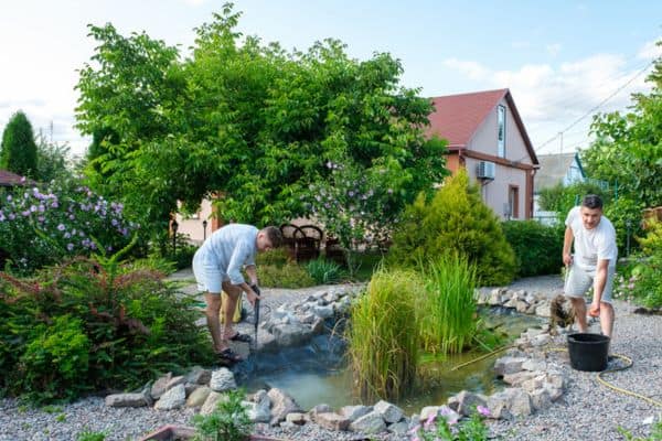 pond vacuum cleaning