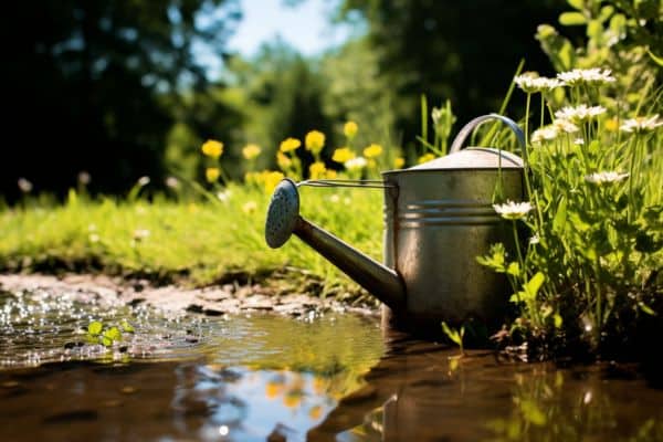 pond water for garden