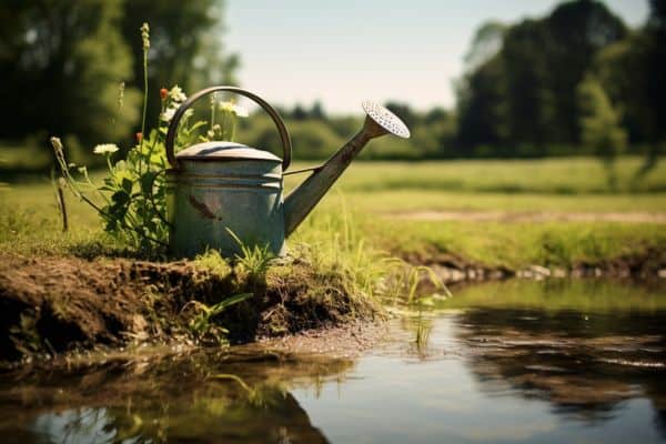 pond water for plants