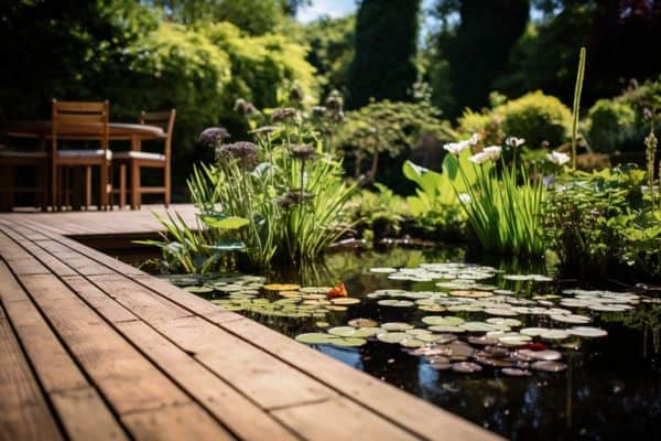 pond decking